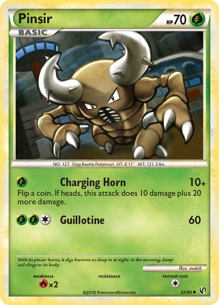 Pinsir from HS—Undaunted