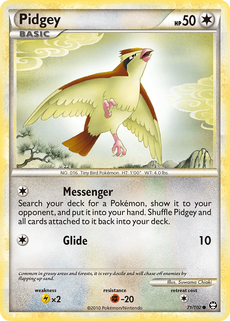 Pidgey from HS—Triumphant