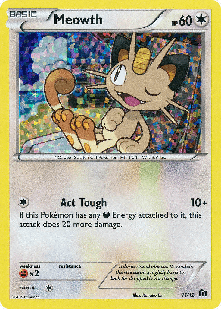 Meowth from McDonald's Collection 2016
