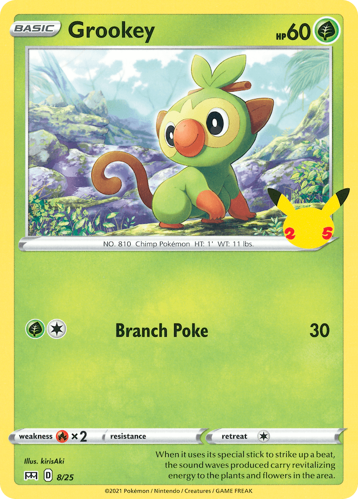 Grookey from McDonald's Collection 2021