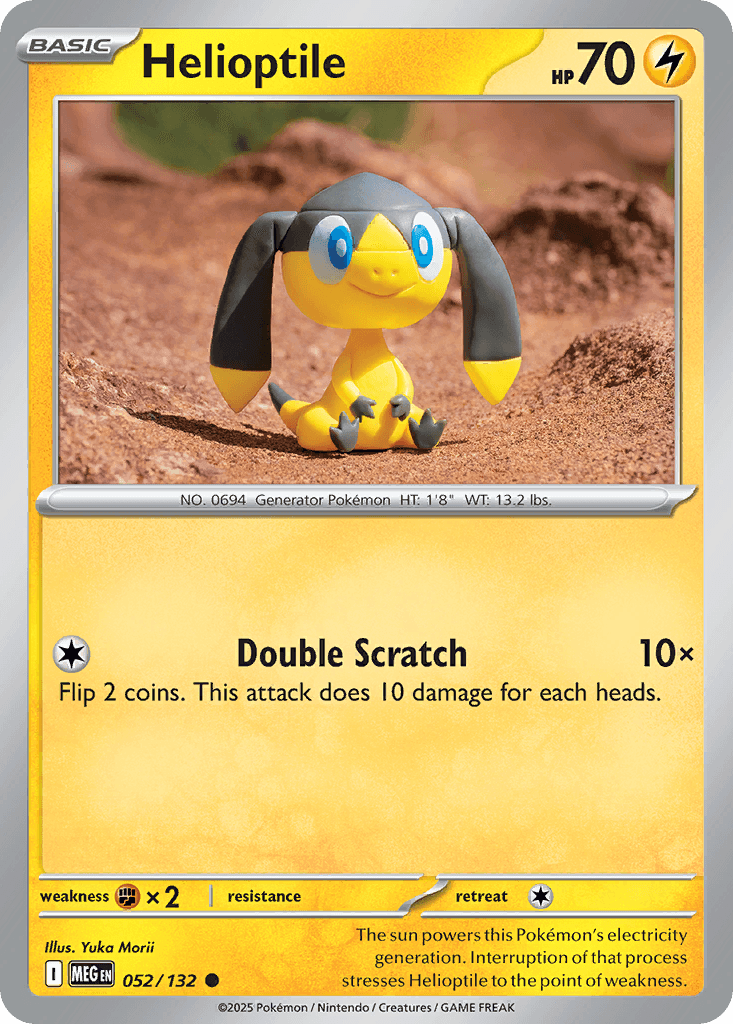 Helioptile from Mega Evolution
