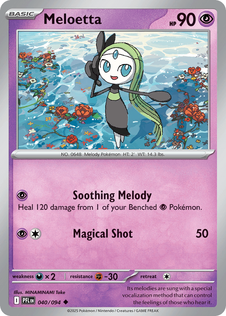 Meloetta from Phantasmal Flames