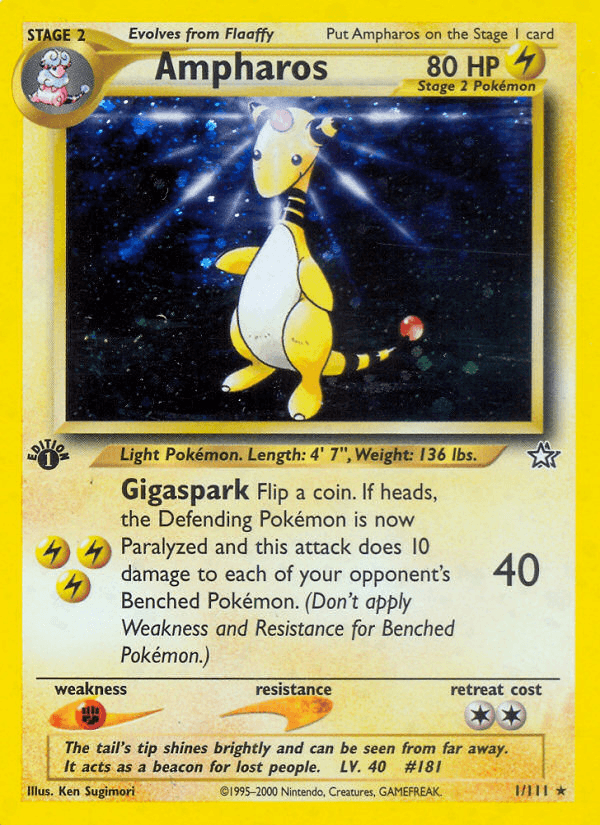 Ampharos from Neo Genesis