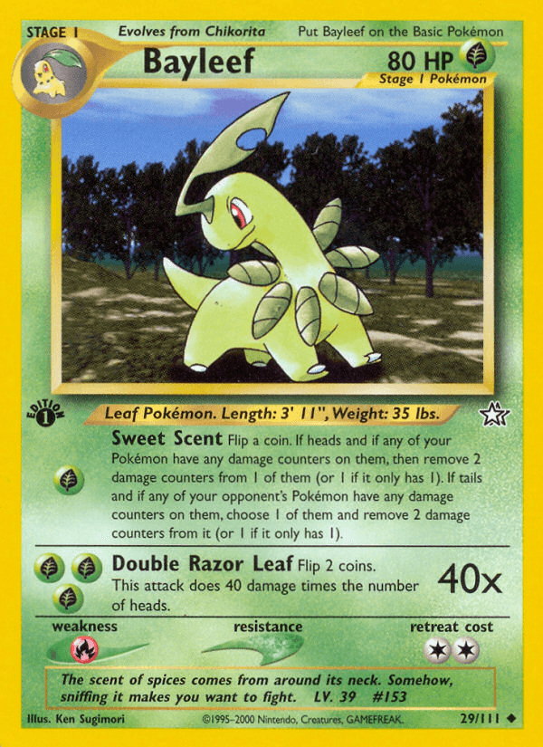 Bayleef from Neo Genesis