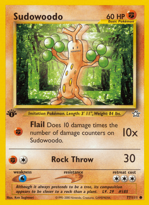 Sudowoodo from Neo Genesis