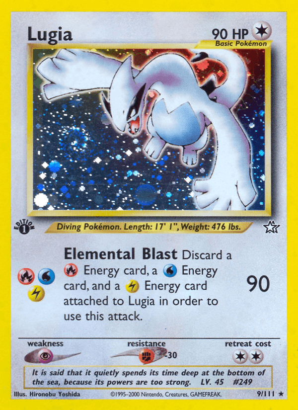 Lugia from Neo Genesis