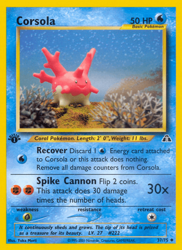Corsola from Neo Discovery