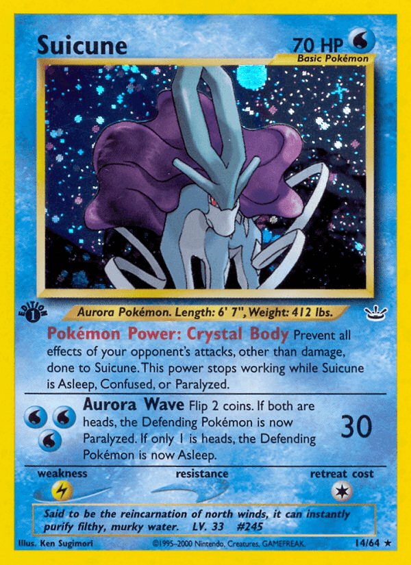 Suicune from Neo Revelation