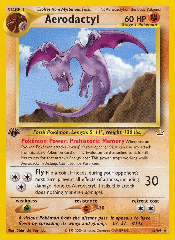 Aerodactyl from Neo Revelation