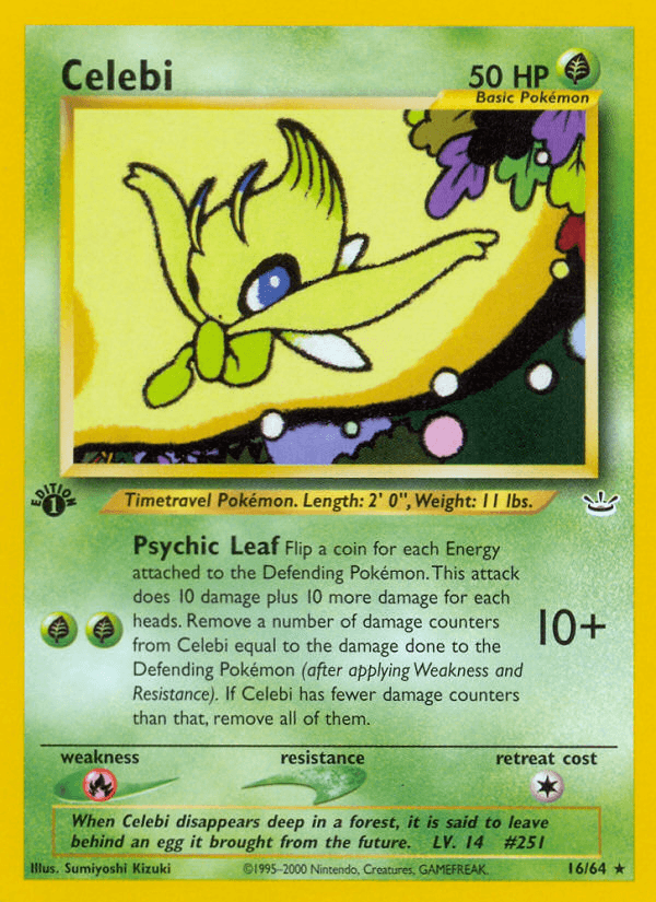 Celebi from Neo Revelation