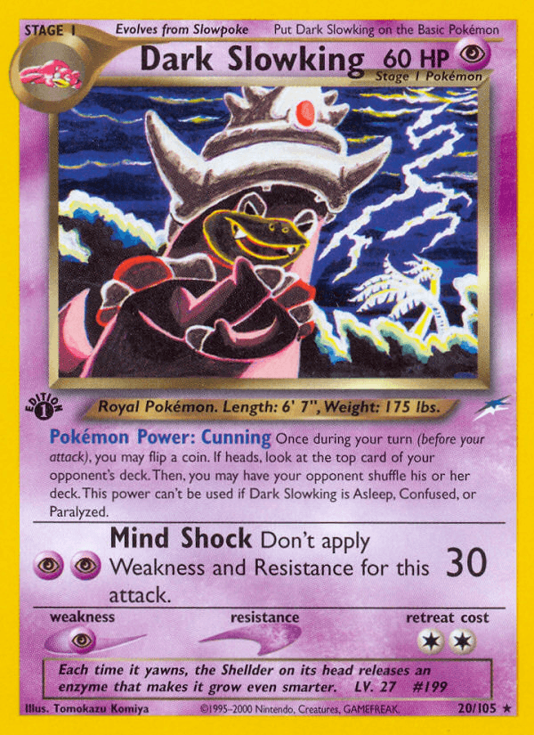 Dark Slowking from Neo Destiny