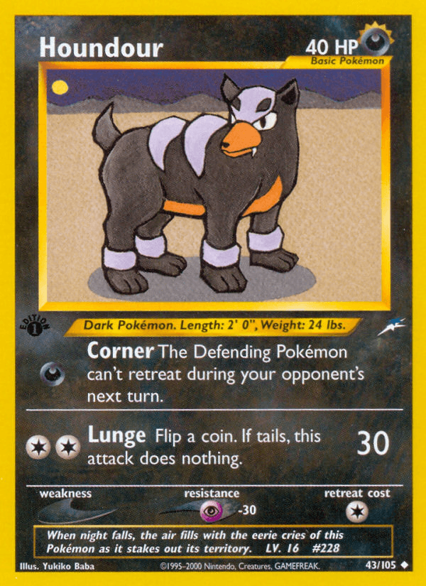 Houndour from Neo Destiny