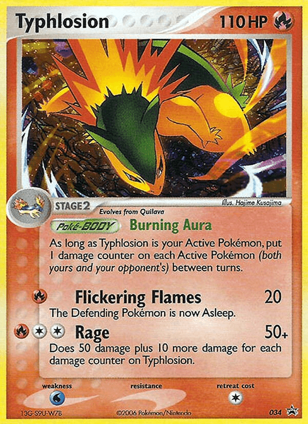 Typhlosion from Nintendo Black Star Promos
