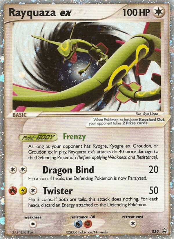 Rayquaza ex from Nintendo Black Star Promos