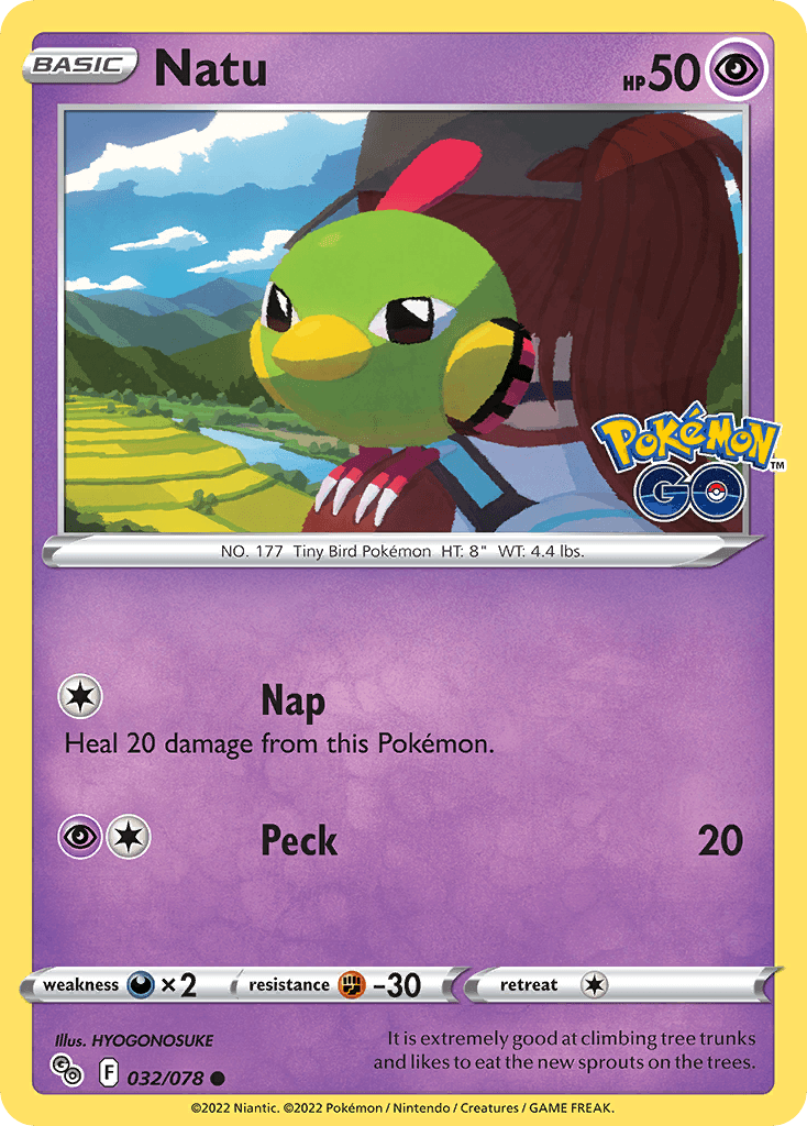 Natu from Pokémon GO