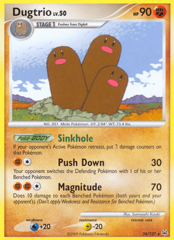 Dugtrio from Platinum