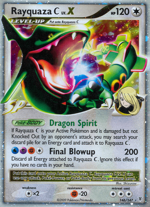Rayquaza C LV.X from Supreme Victors