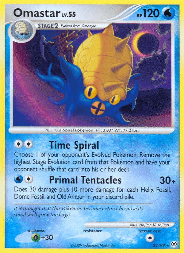 Omastar from Arceus