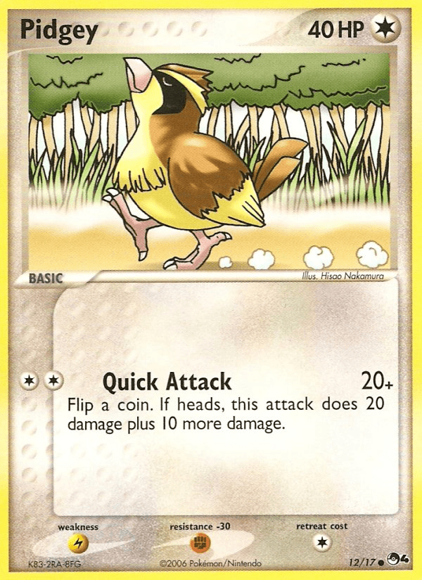 Pidgey from POP Series 4