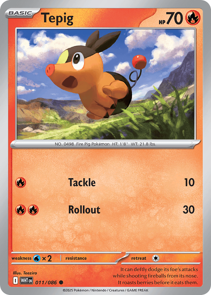 Tepig from White Flare