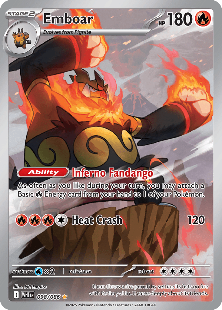 Emboar from White Flare
