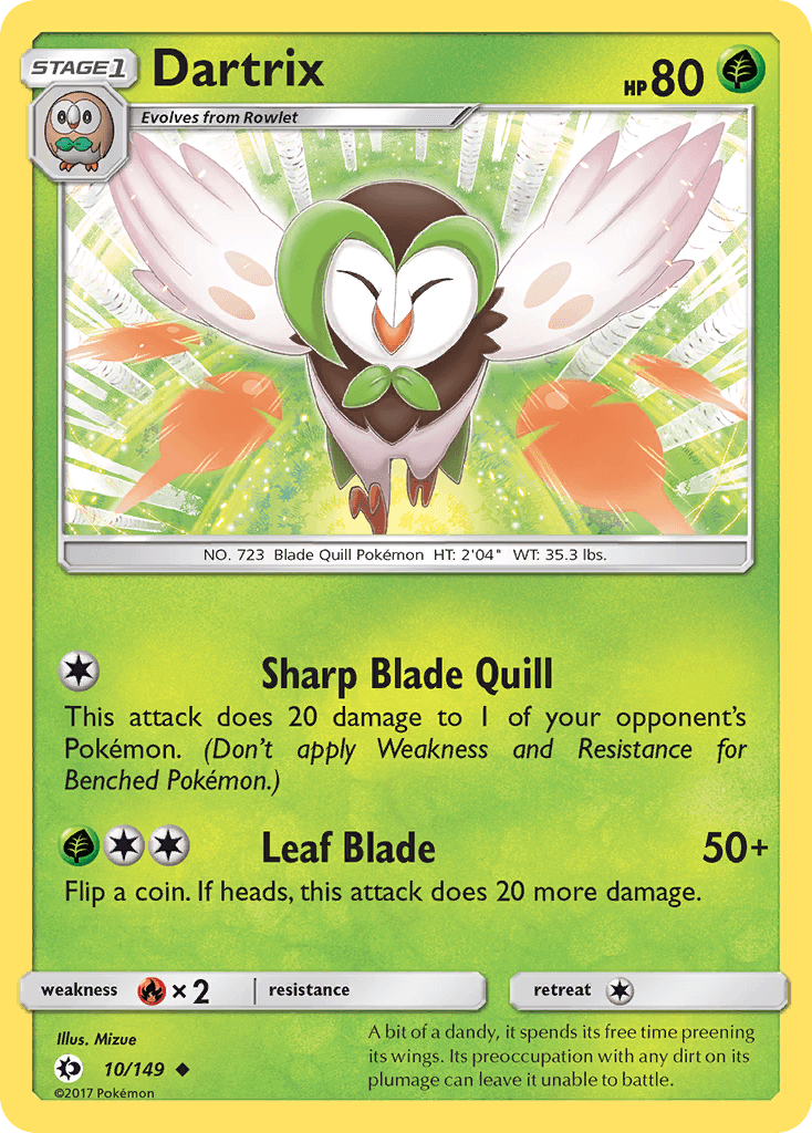 Dartrix from Sun & Moon