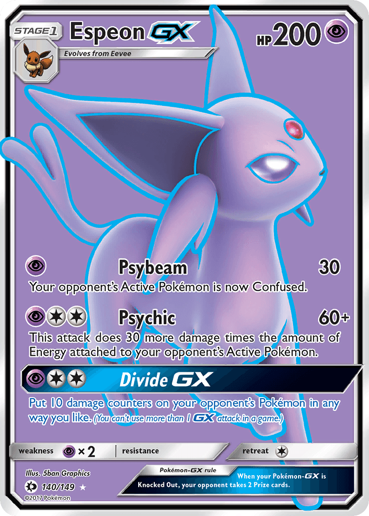 Espeon-GX from Sun & Moon