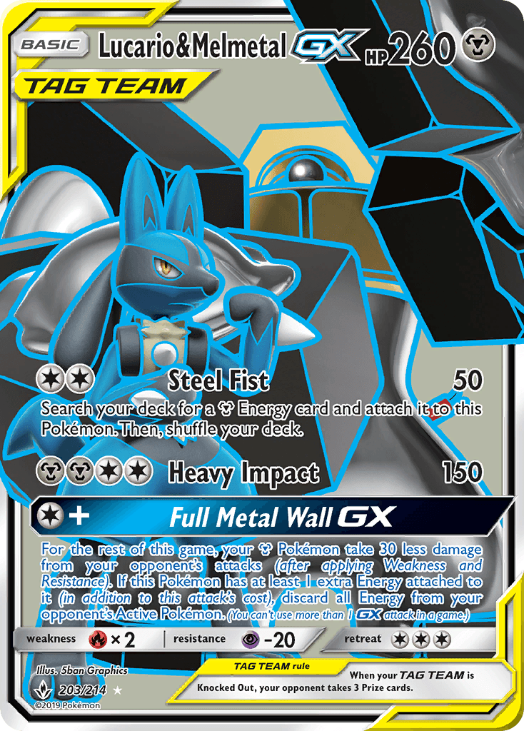 Lucario & Melmetal-GX from Unbroken Bonds