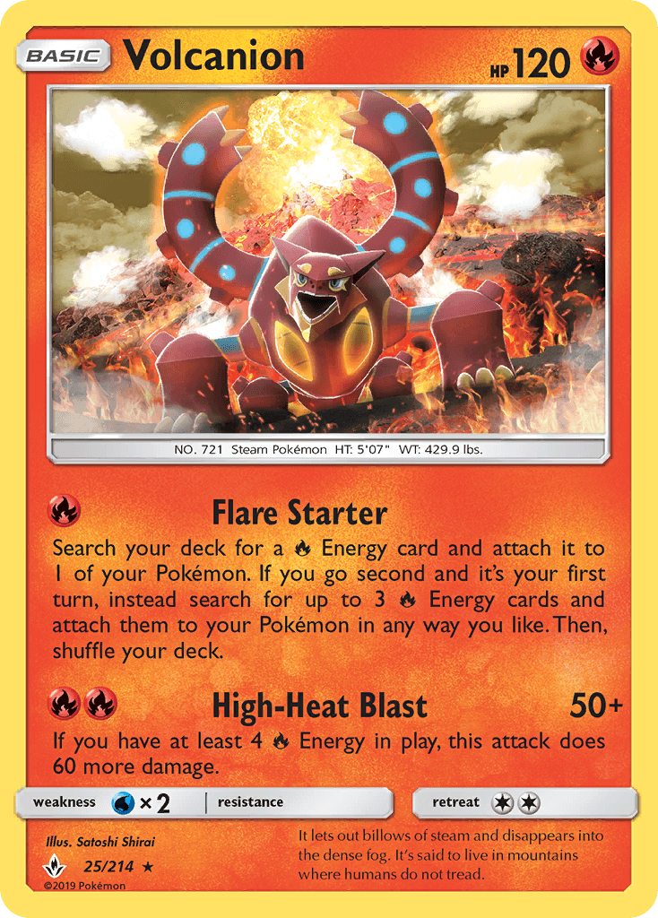 Volcanion from Unbroken Bonds