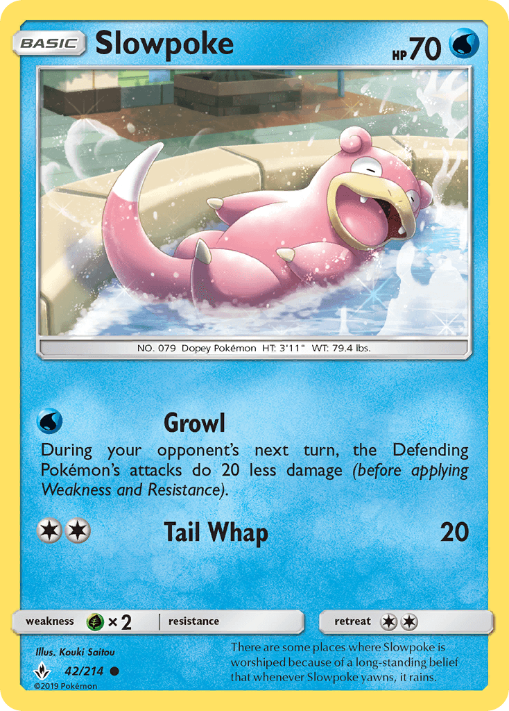 Slowpoke from Unbroken Bonds