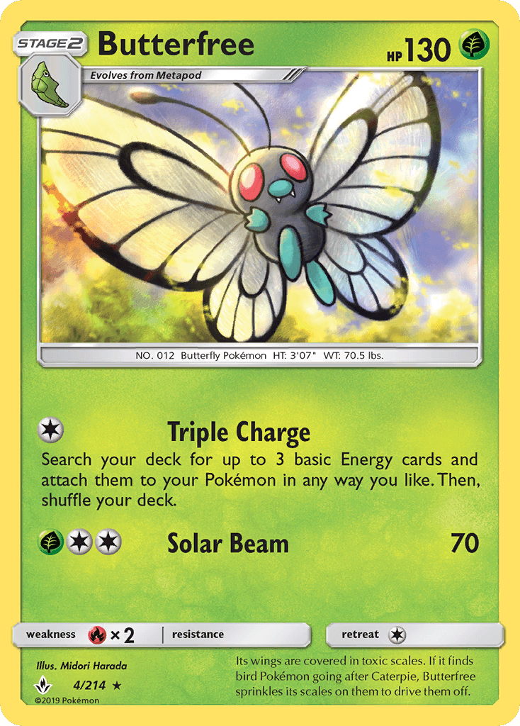 Butterfree from Unbroken Bonds
