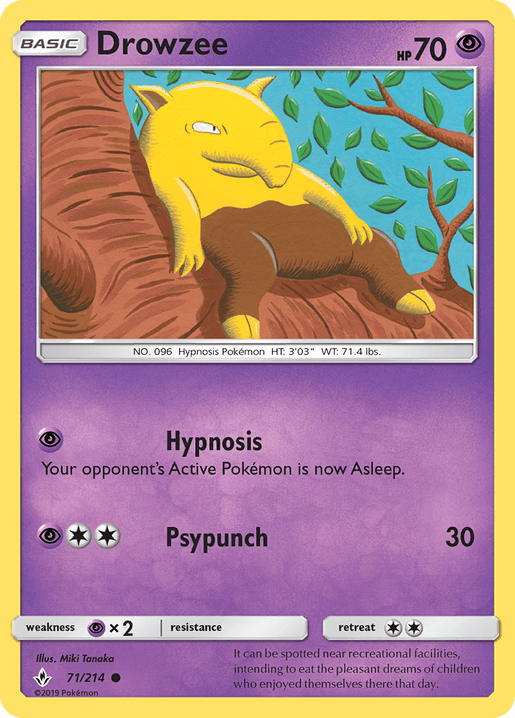 Drowzee from Unbroken Bonds