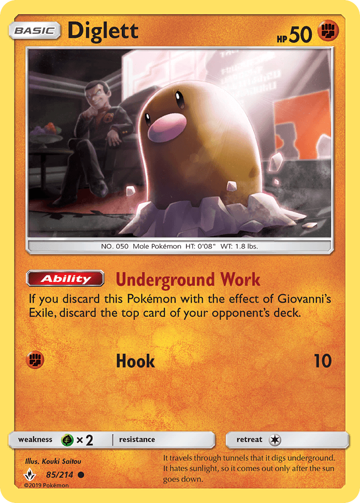 Diglett from Unbroken Bonds