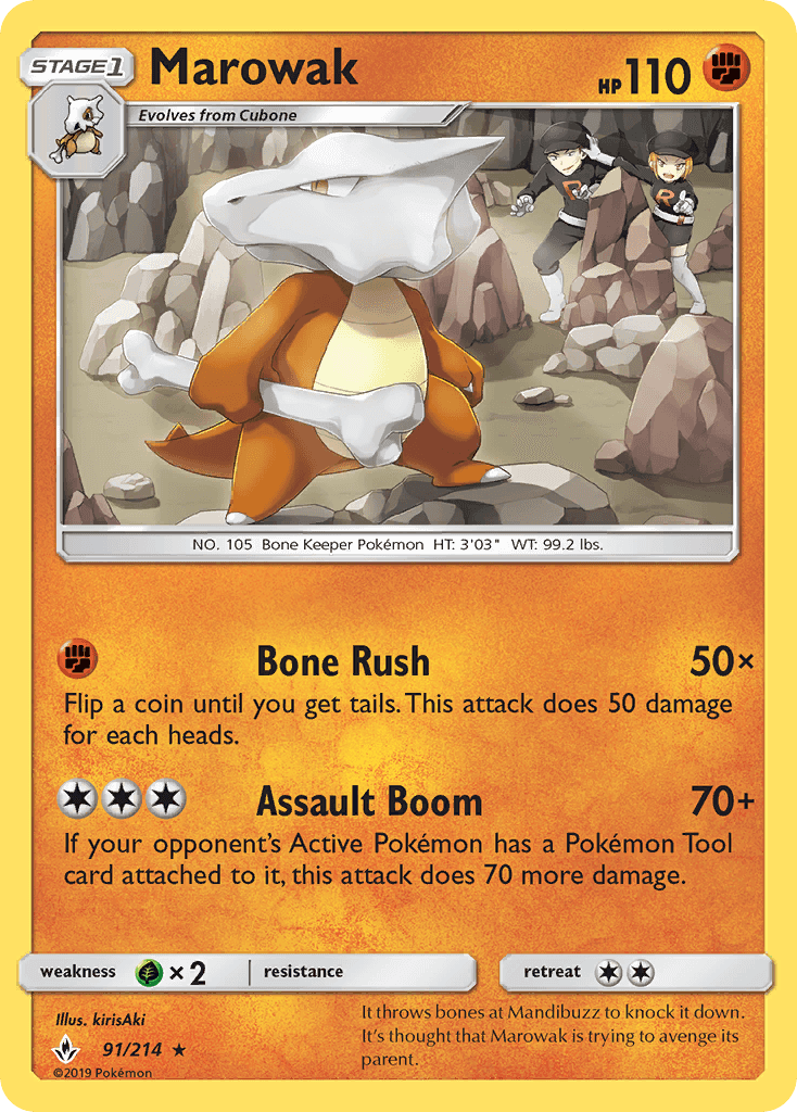 Marowak from Unbroken Bonds