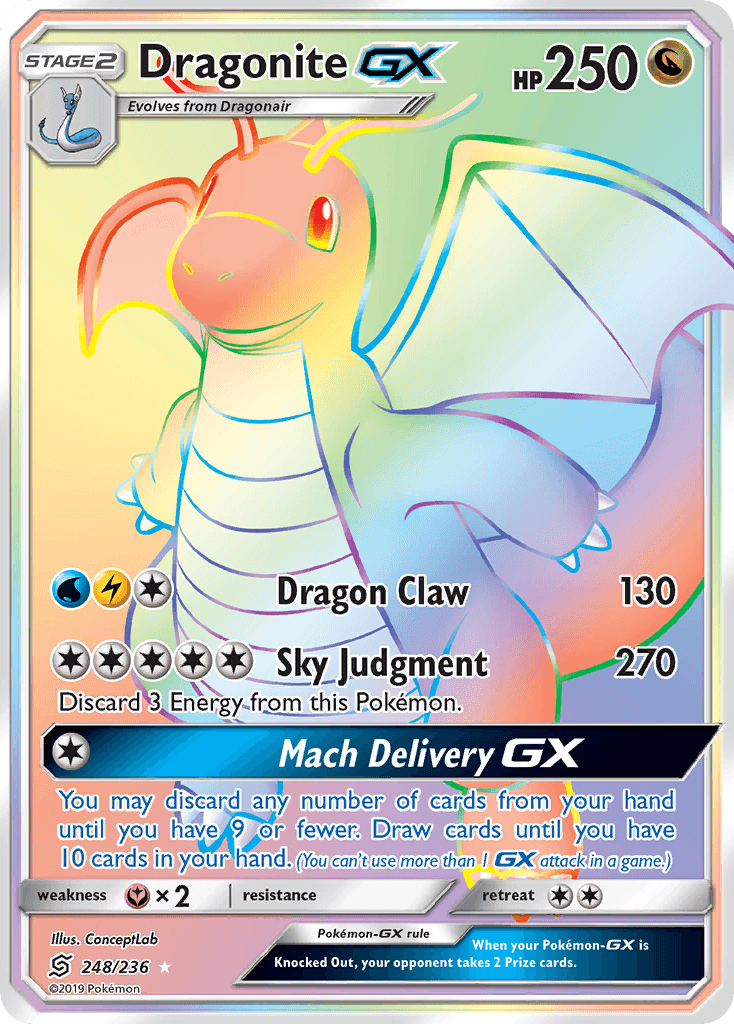 Dragonite-GX from Unified Minds