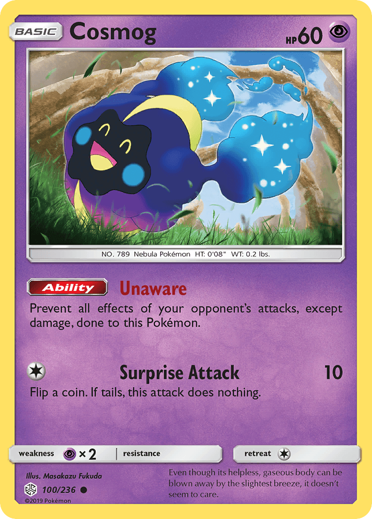 Cosmog from Cosmic Eclipse