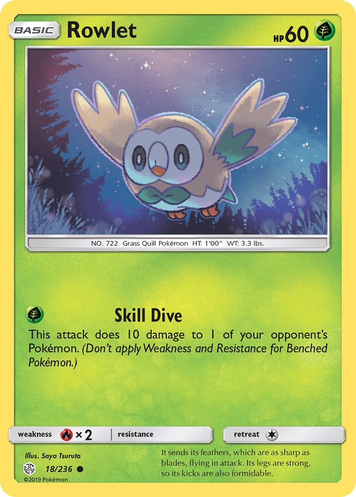 Rowlet from Cosmic Eclipse