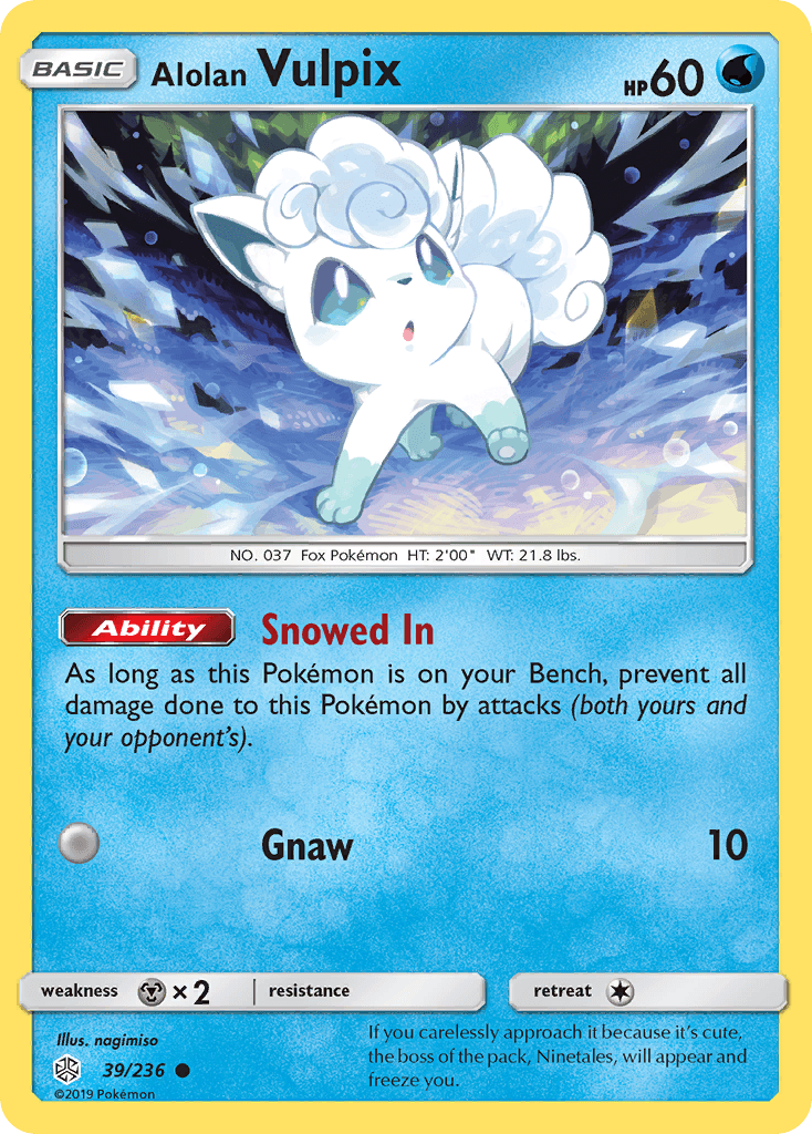 Alolan Vulpix from Cosmic Eclipse
