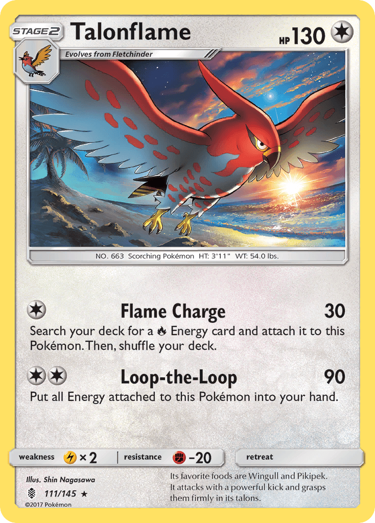Talonflame from Guardians Rising