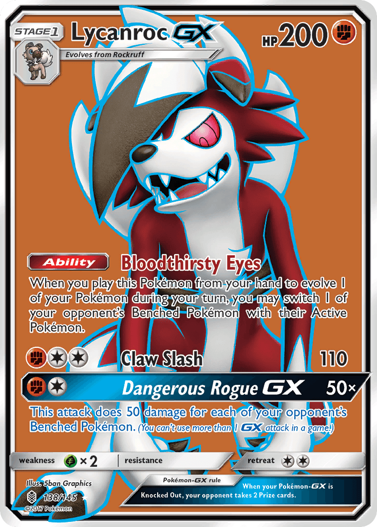 Lycanroc-GX from Guardians Rising