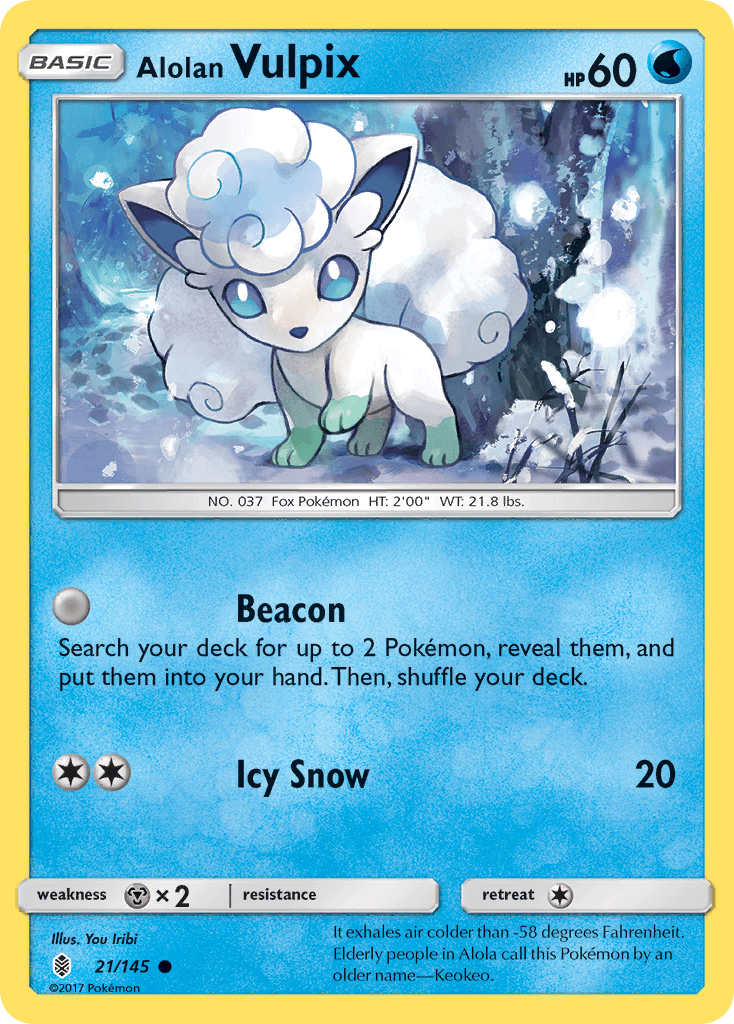 Alolan Vulpix from Guardians Rising