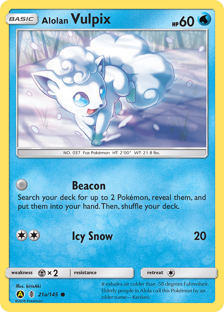 Alolan Vulpix from Guardians Rising