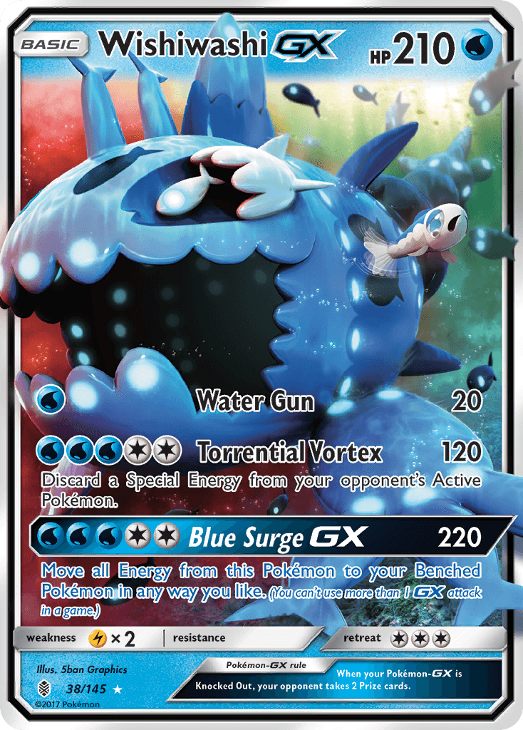 Wishiwashi-GX from Guardians Rising