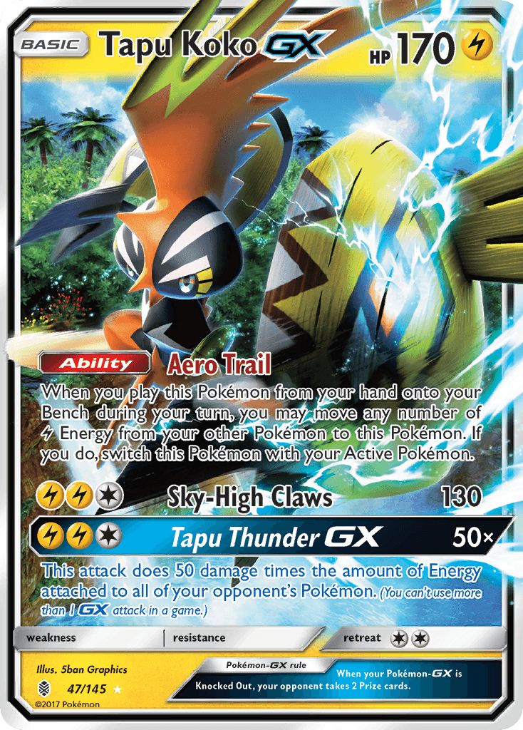 Tapu Koko-GX from Guardians Rising