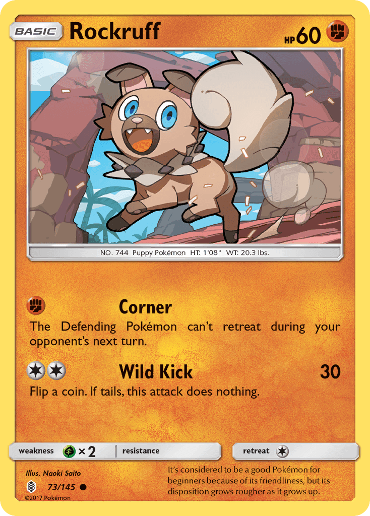 Rockruff from Guardians Rising