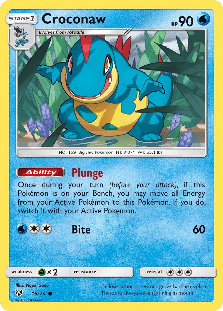 Croconaw from Shining Legends