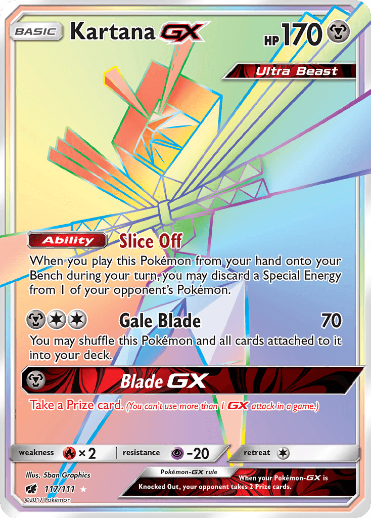 Kartana-GX from Crimson Invasion