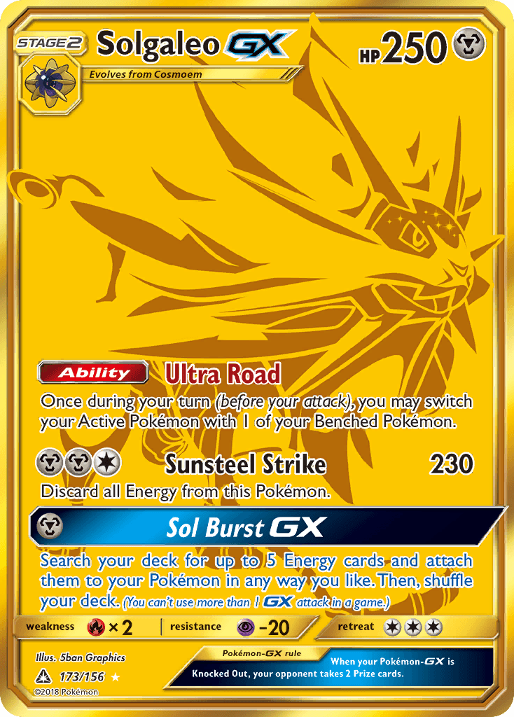 Solgaleo-GX from Ultra Prism