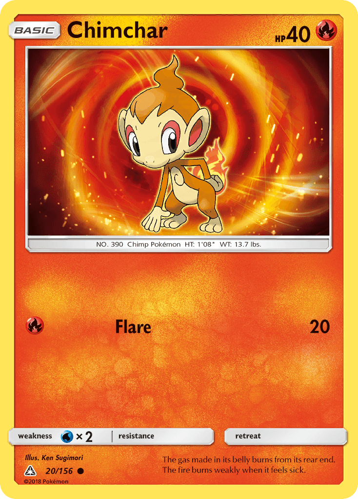 Chimchar from Ultra Prism
