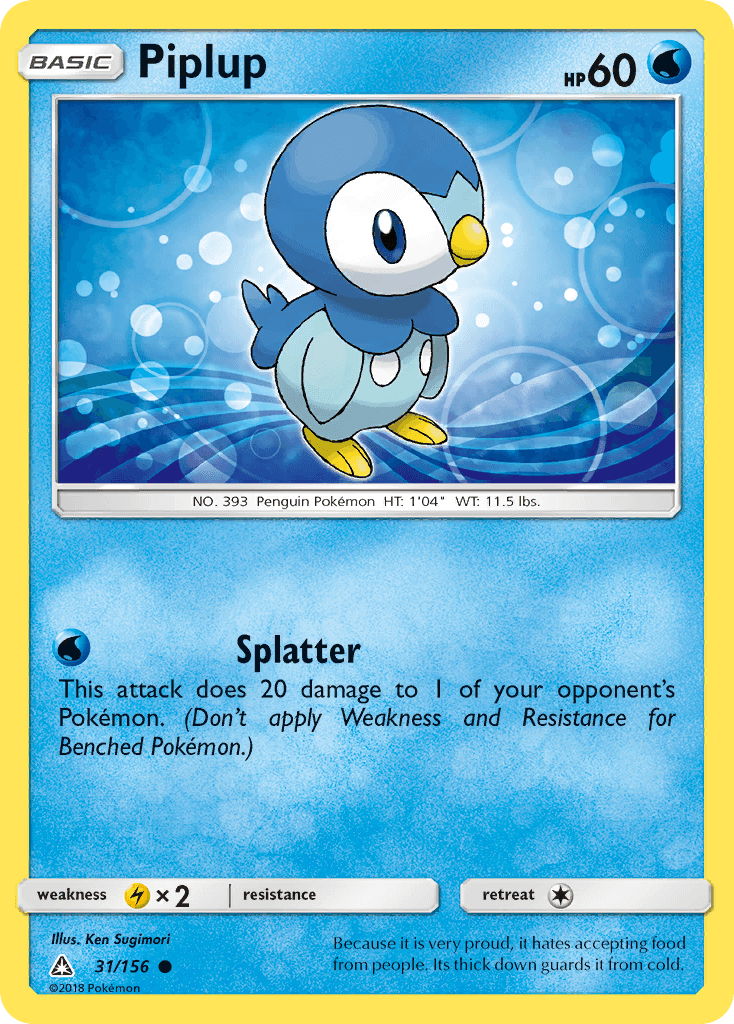 Piplup from Ultra Prism